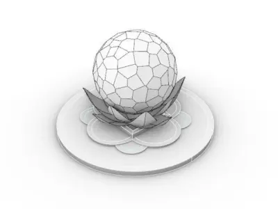 Abstract Sculpture 3D model 8