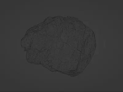 Stepped Sandstone - 8K Textures - 8 Mesh Resolutions Low-poly 3D model