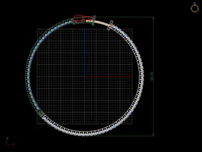 77x 130 mm gems 3D print model