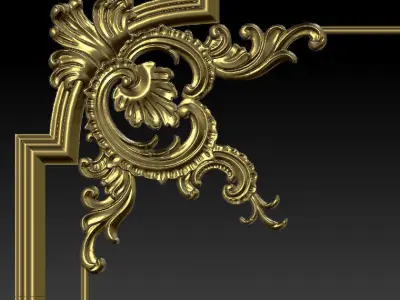  Interior model of 3D model wall and door room 3D model