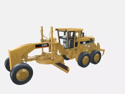 Grader Vehicle 3D model
