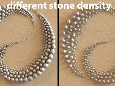 7 sci-fi stone assets 3D model