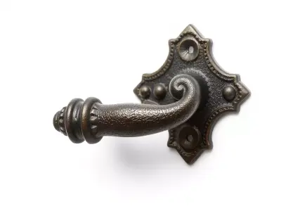 Ornate Bronze Handle model pack Low-poly 3D model