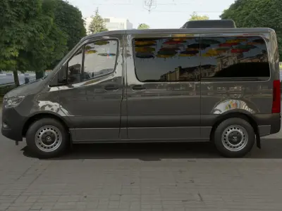 Mercedes Benz Sprinter  319 Low Roof Short Version  3D model