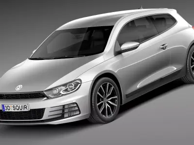 Volkswagen Scirocco 2015 3D model