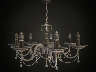 Classic chandelier 3D model