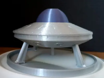 Alien UFO Incense Cascade - Spaceship Decoration 3D print model