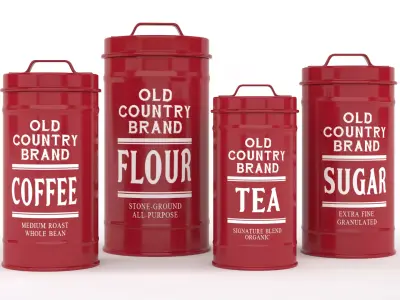 Kitchen Canister Jars 3D model