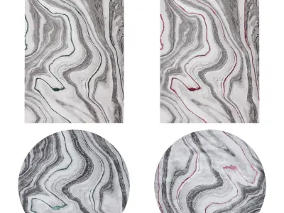 16 in 1 Rug Collection No 4 Low-poly 3D model