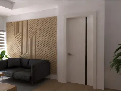 Wall Decor Wood 3D model