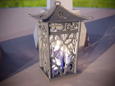 Forest Lantern - Free Model Free 3D model