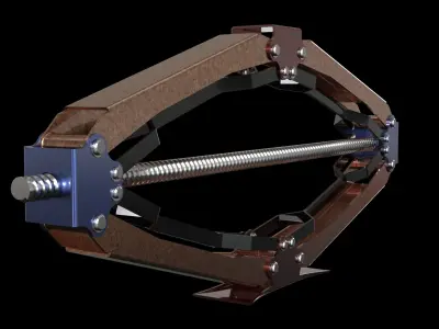 Screw Lifting Jack 3D model