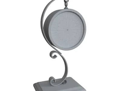 table clock 13 Free 3D model