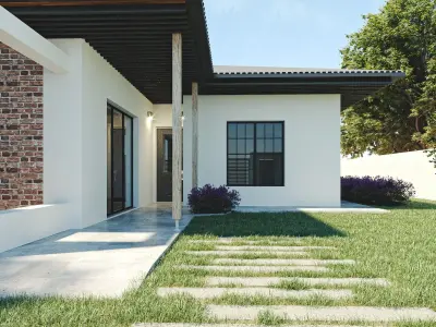 Small House 02 Low-poly 3D model