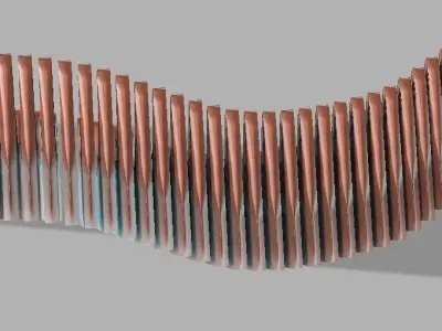 CURVED WALL version 4 3D model