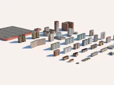 Russian Building 3D model