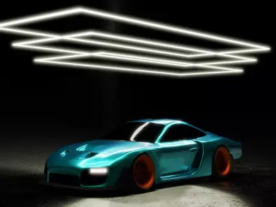 2019 Porche 935 3D model