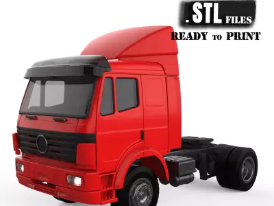 3Dprintable truck benz  SK Series low roof Cab   3D print model