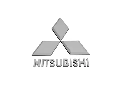 Mitsubishi Logo 3D print model