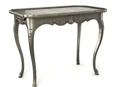 Antique Metal Table 3D model