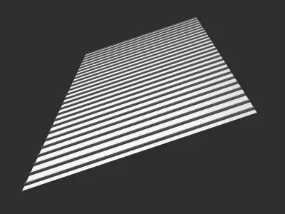 Metal sheet roofing 2401 3D model