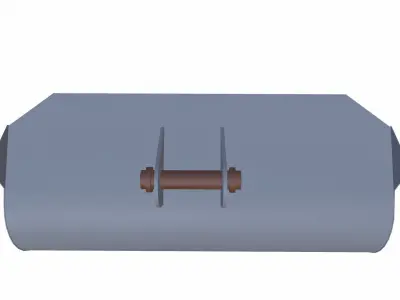 Loader Bucket Low-poly 3D model