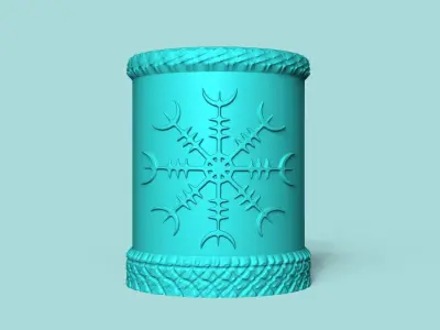 Vase 04 with Plate - Simple Plant Pot - Home Decor 3D print model