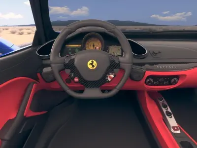 Ferrari 488 GTB Spider 2017 3D model