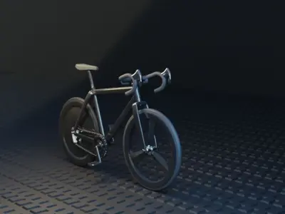 Speed rancing bike Miniature 3D print model