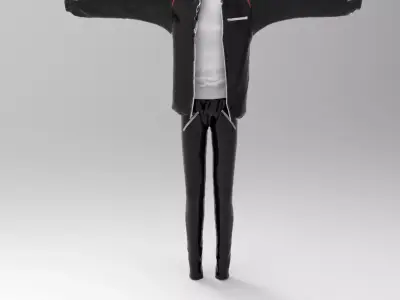 Full Set outfit- Jacket- Shirt- Pant 3D model