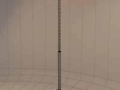 Colonial Street Lamp Free 3D model