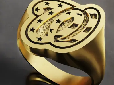 Washington Nationals Baseball Fans Rings 3D Print Models 3D print model