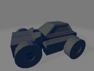 transformer car 3D print model
