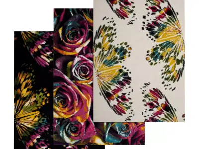 Rug Set 2063 3D model