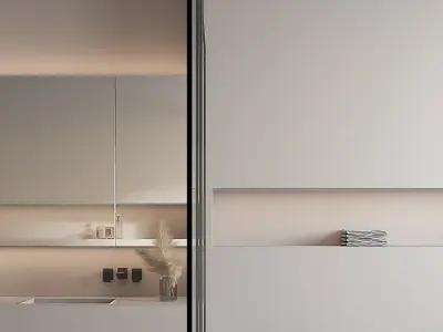 villa Home decoration bathroom Silent 3D model