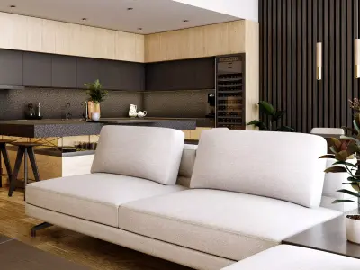 Giorgetti SOHO Sofa Modular Set 3D model