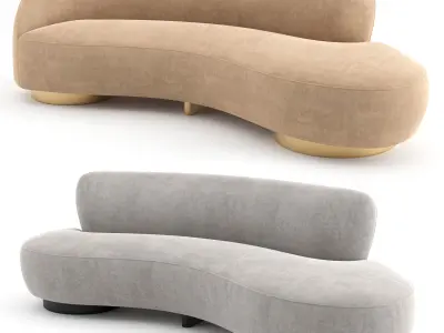 Mini Sofa by Vladimir Kagan 3D model