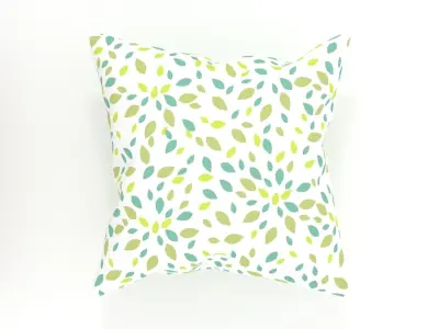 4-Piece Cushion Free 3D model