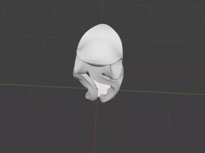 Double face minimalist Sculpted Serenity Owl 3D print model