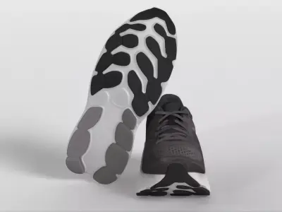 New Balance Fresh Foam X More V4 Running Shoes Low-poly 3D model