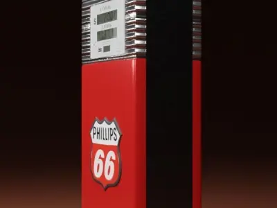 Phillips 66 Fuel pump 3D model