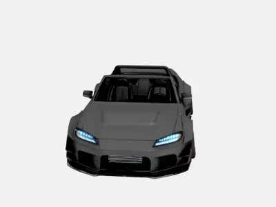 Urban Performance Sports Car Track Tuner Style 06 3D model