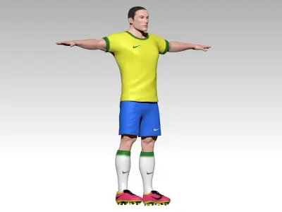 Football player 3D model purchase
