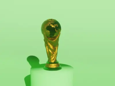 World cup trophy 3d model Free 3D model