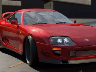 Toyota Supra mk4 3D model