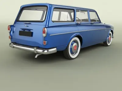 Volvo Amazon Wagon PV220 3D model