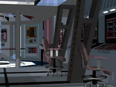 Starship Engineering Room 3 3D model