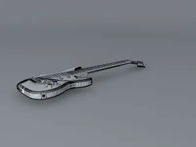 Washburn Nuno Bettencourt N5 Green model guitar Free 3D model