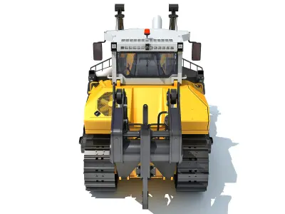 Mining Crawler Dozer 3D model