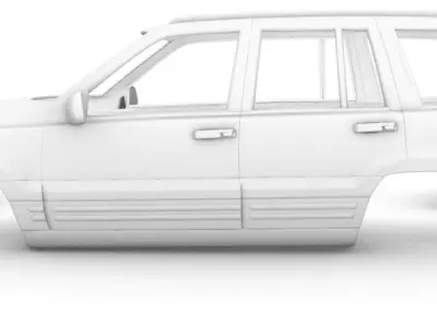 JEEP GRAND CHEROKEE ZJ 3D PRINT FILES 313MM 3D print model